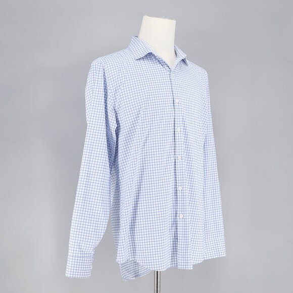 MINISTRY OF SUPPLY Aero Dress Shirt Performance Button Down Size L Slim - Picture 2 of 7